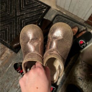 Rose Gold toddler boots size 8